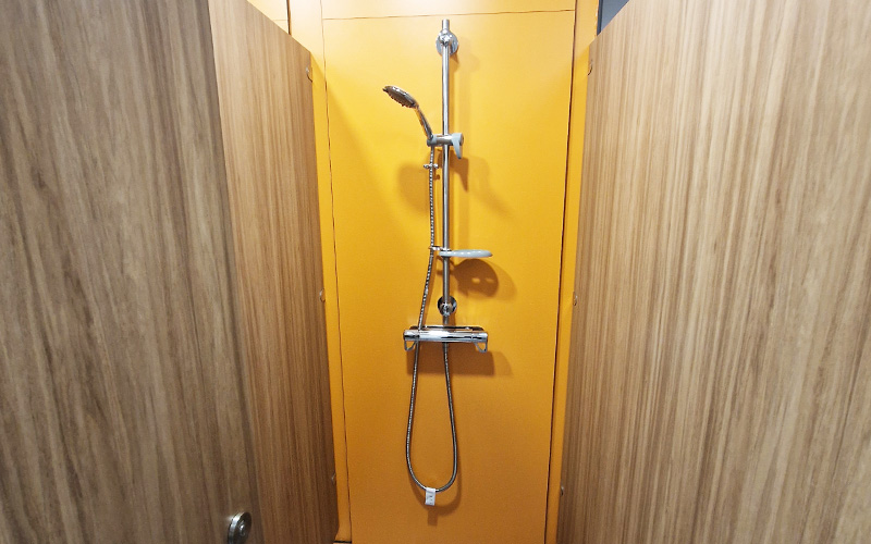 Bournemouth University Active Travel Changing Room Refurbishment - Shower Facilities