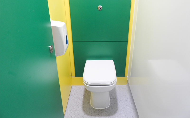 Burton C of E Primary School - Toilet Cubicle