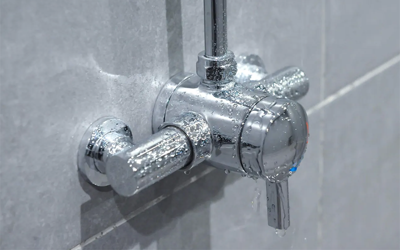 Crowborough Golf Club Men's Washroom Refurbishment - Shower Controls