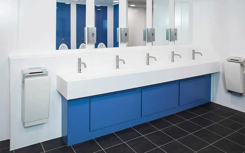 Ernest Bevin College - Wash Trough and Vanity Unit