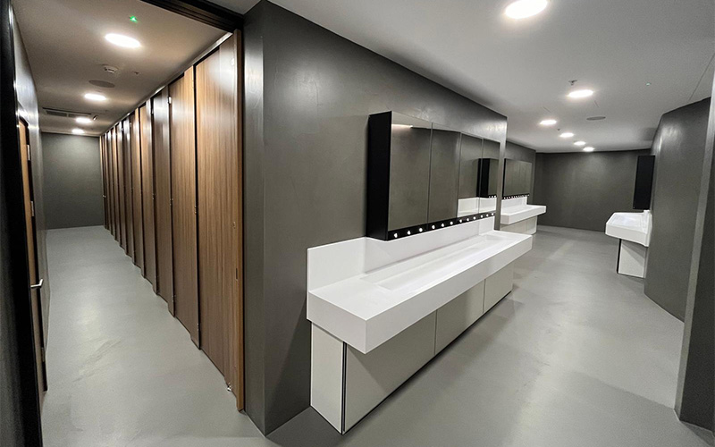 Eurotunnel Female Washroom Refurbishment Overview