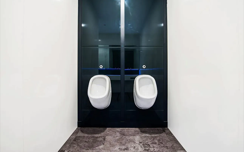 Executive Washroom Refurbishment London - Urinals