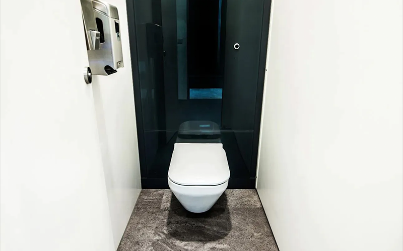 Executive Washroom Refurbishment London - Toilet Cubicle