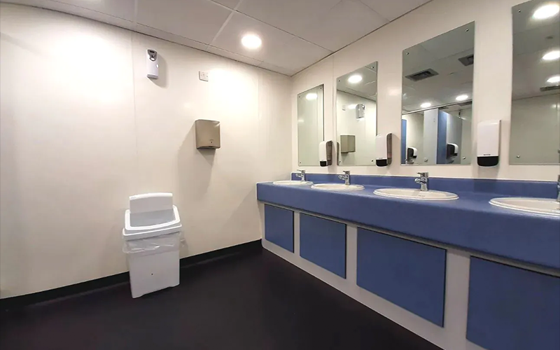 Grass Valley Office Toilets Refurbishment - Inset Basins