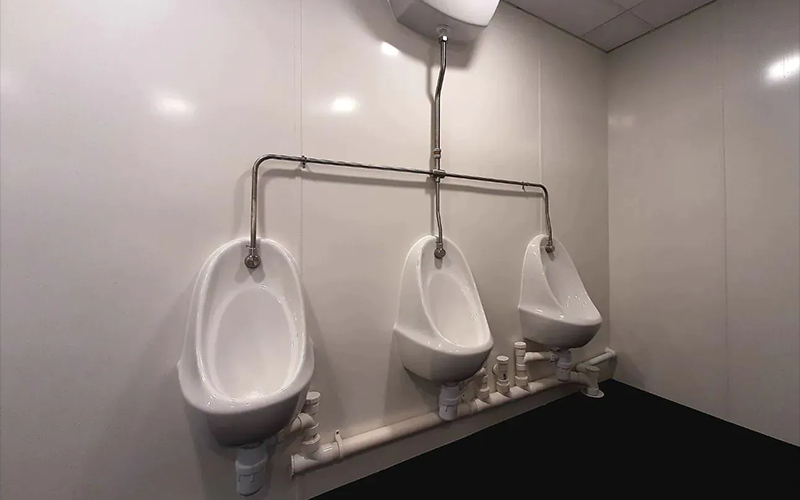Grass Valley Office Toilets Refurbishment - Urinals