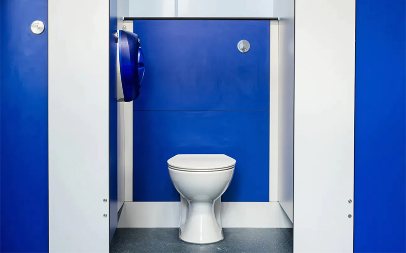 Gravesend Grammar School Toilet Refurbishment - Toilet Cubicle