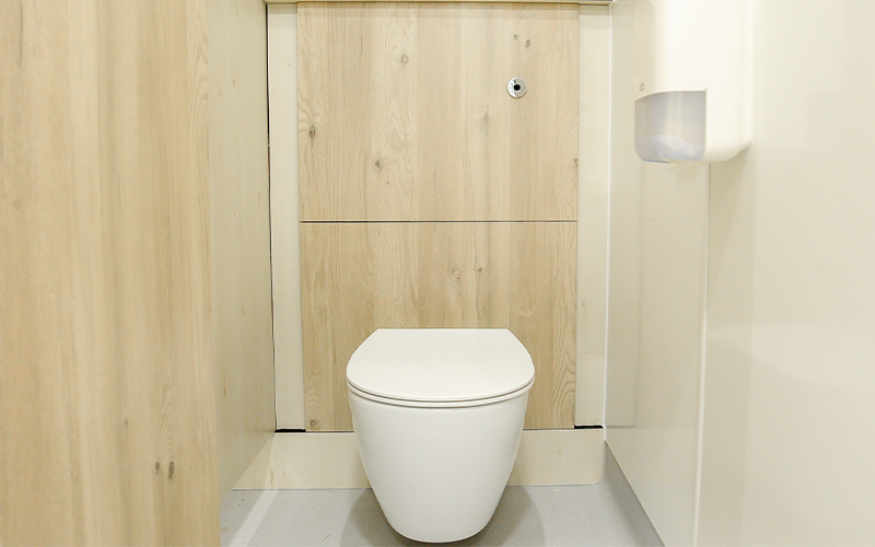 Hampton School Boys Toilet Refurbishment - Toilet Cubicle