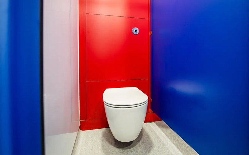 Hampton School Toilets & Changing Room Refurbishment - Toilet