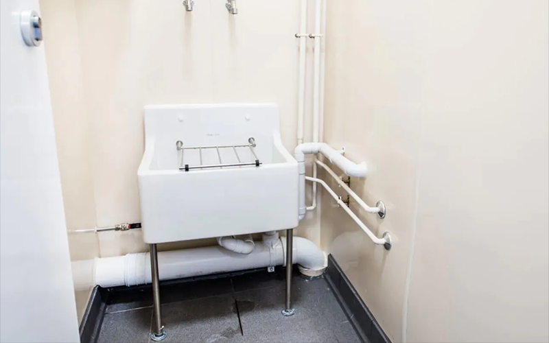 Horsley Camping and Caravanning Club Washroom Block - Cleaners Sink