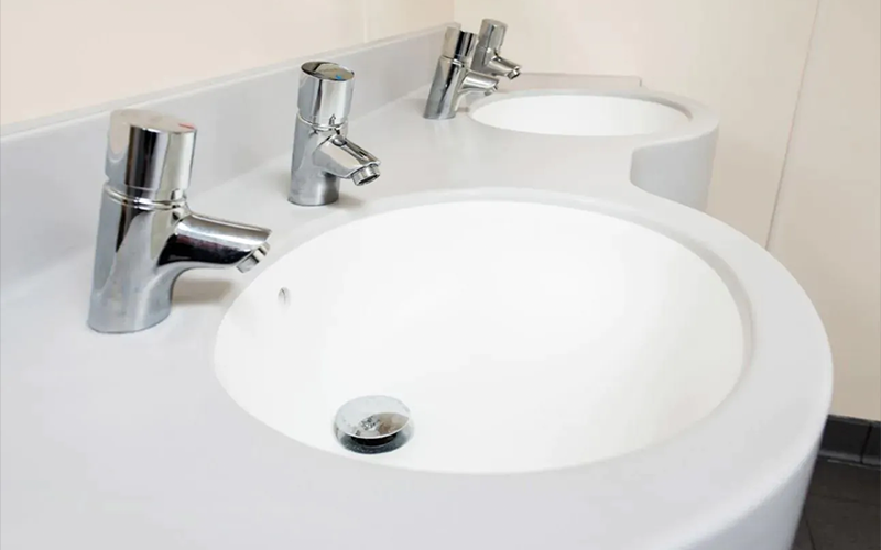 Horsley Camping and Caravanning Club Washroom Block - Inset Basin