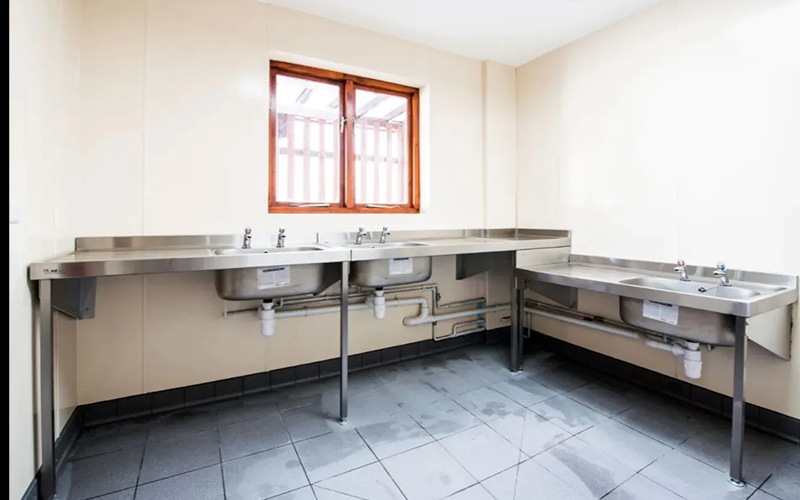 Horsley Camping and Caravanning Club Washroom Block - Laundry Sink