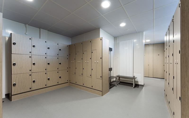 National Oceanography Centre Washroom Changing Room Lockers