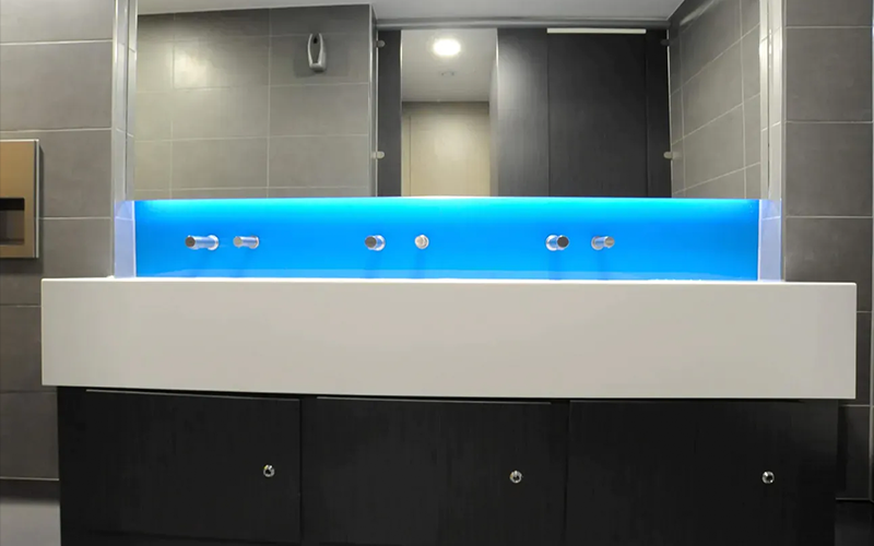 North London Charity: Washroom Redesign and Refurbishment - Wash Trough
