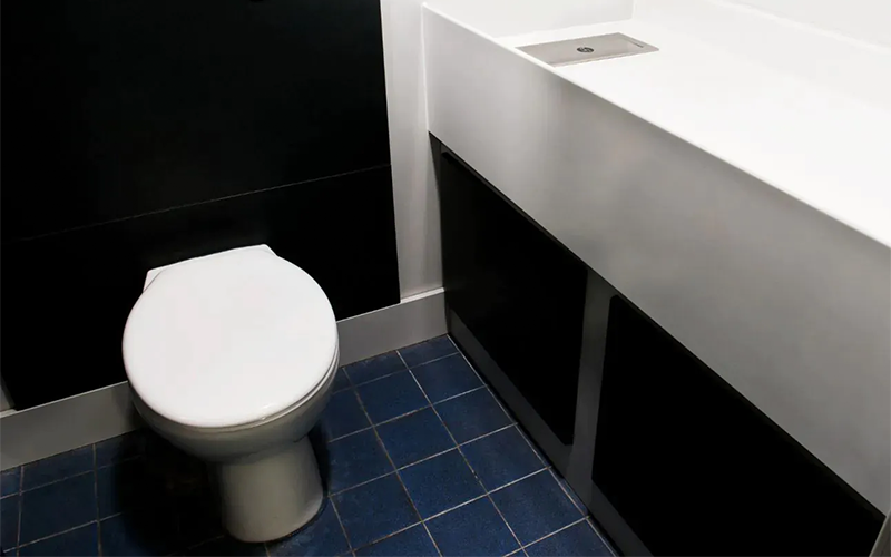 Old Spitalfields Market Public Toilets Refurbishment - Back To Wall Toilet