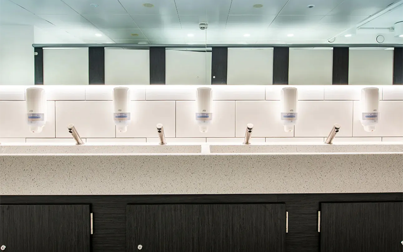 Oxford University Museum of Natural History Toilet Refurbishment - Wash Trough