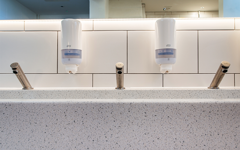 Oxford University Museum of Natural History Toilet Refurbishment - Wash Trough