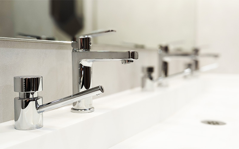 Poole Lighting Office Toilets - Taps