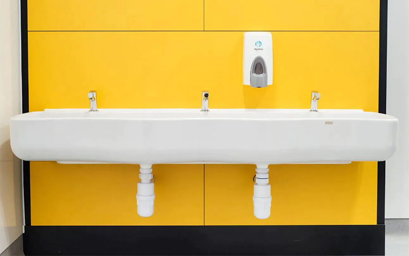 School Toilet Refurbishment for Ryefield Primary - Wash Trough