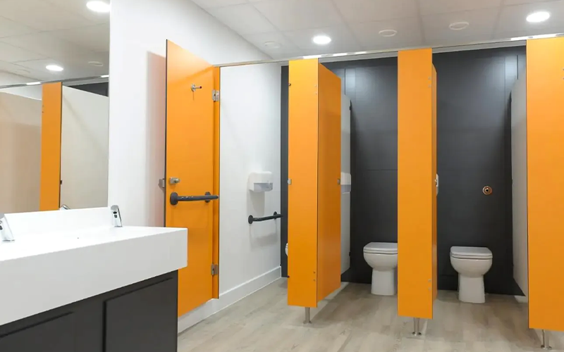 Settle Group Toilet Refurbishment - Toilet Cubicle Overview