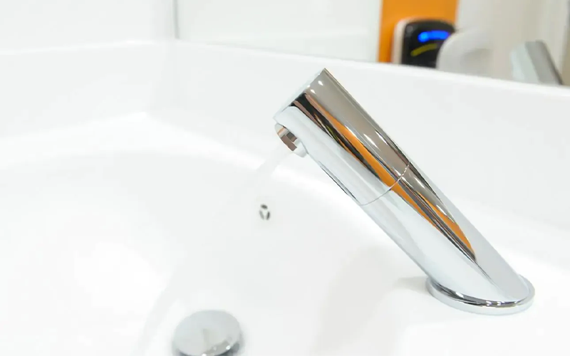 Settle Group Toilet Refurbishment - Deck-Mounted Sensor Tap