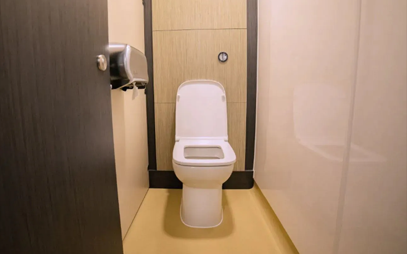 Shorefield Holiday Park Toilet Refurbishment - Toilet Cubicle