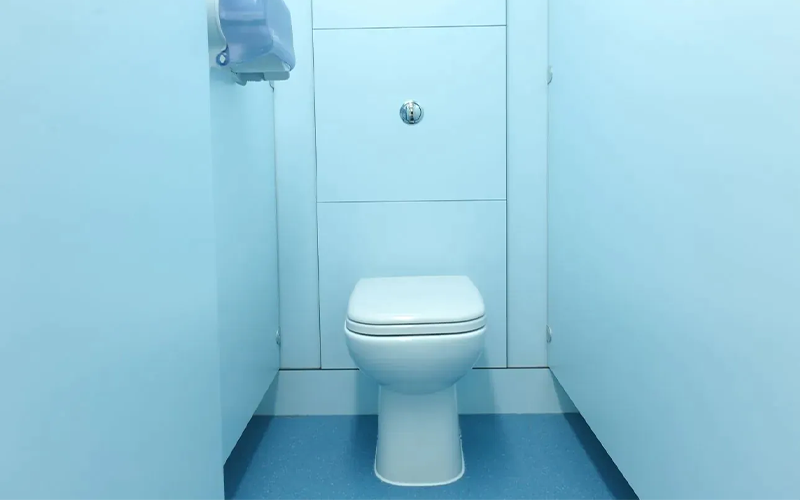 St. Clements School - Back To Wall Toilet