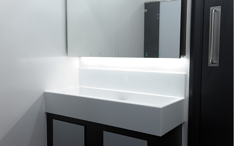 Torquay Academy Changing Room Refurbishment - Wash trough