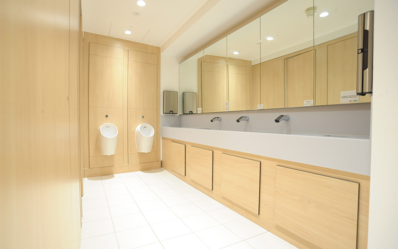 Toyota Headquarters Men's Toilet Refurbishment - Men's Toilet Overview