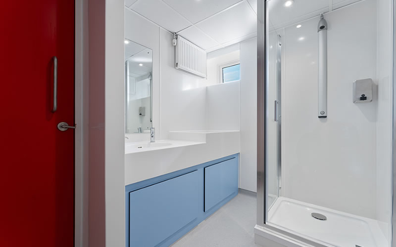 Ulwell Holiday Park (Dorset) Toilet Block Refurbishment Shower Room