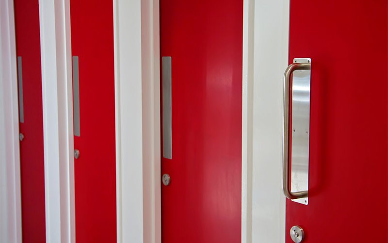 Wareham Quay Public Toilets Refurbishment - Cubicle Doors