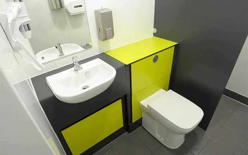 Webbers Caravan Park Washroom Design Image Gallery - Combination Unit