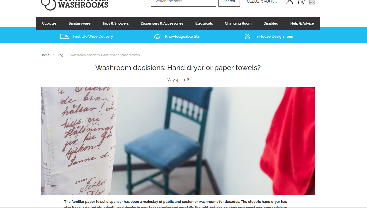 Hand Dryer or Paper Towel Blog
