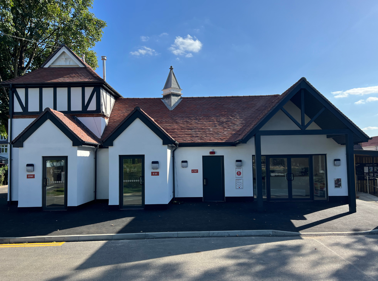 Chertsey Camping and Caravanning Club - Main Entrance After - Case Study