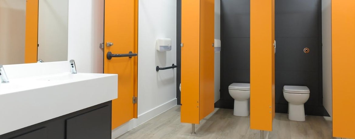 Black and Orange Cubicles