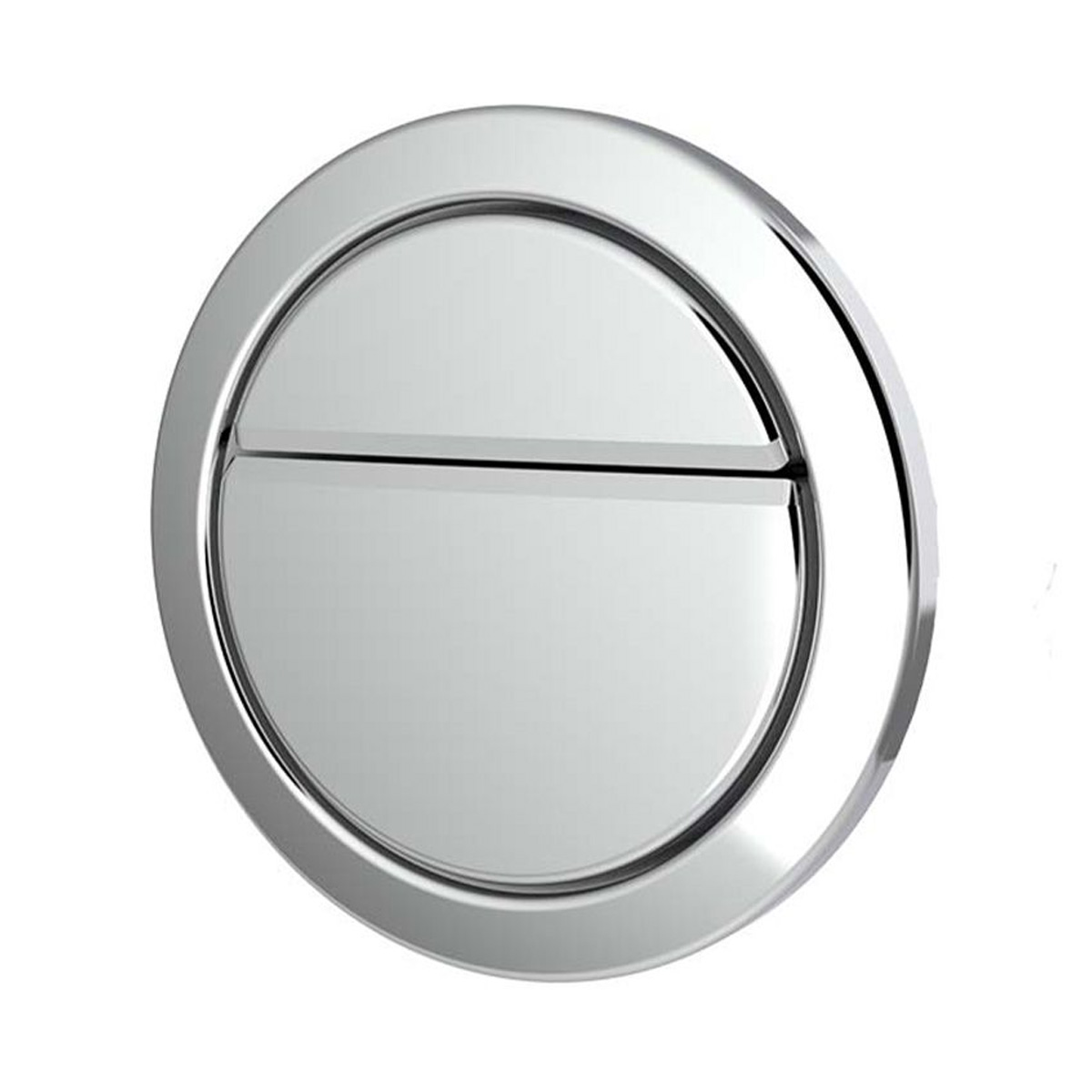 Dudley Geo Chrome 73.5mm Dual Flush Push Button