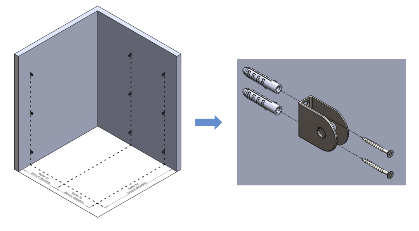 how to fit toilet cubicles