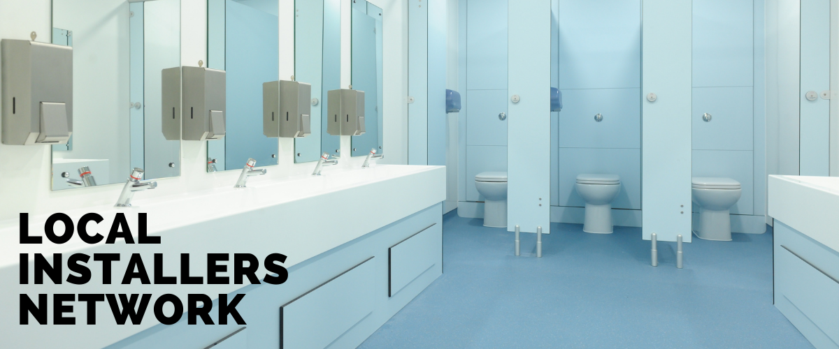 join our local installers network | Commercial Washrooms