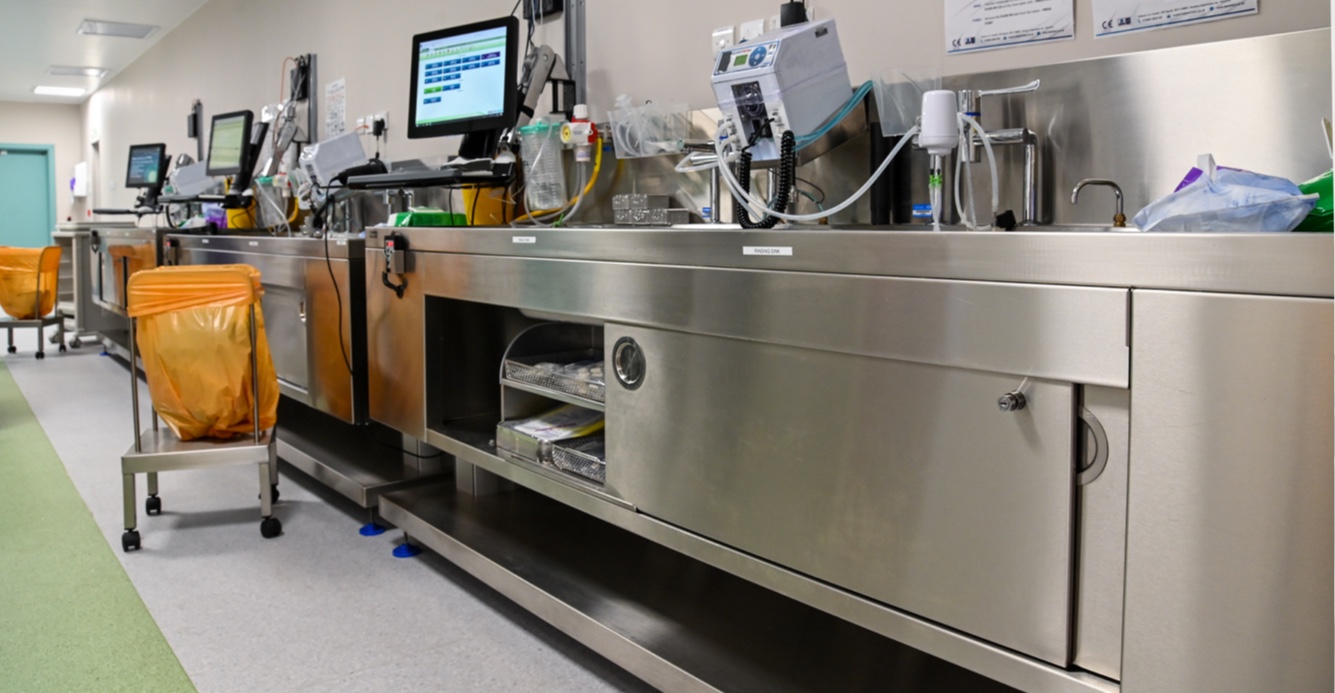 Pland - Sterile Medical Benches, HTM64 Approved Stainless Steel