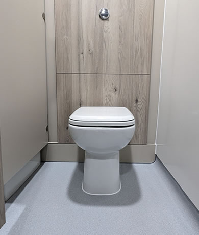 Back to Wall Manual Flush Toilet