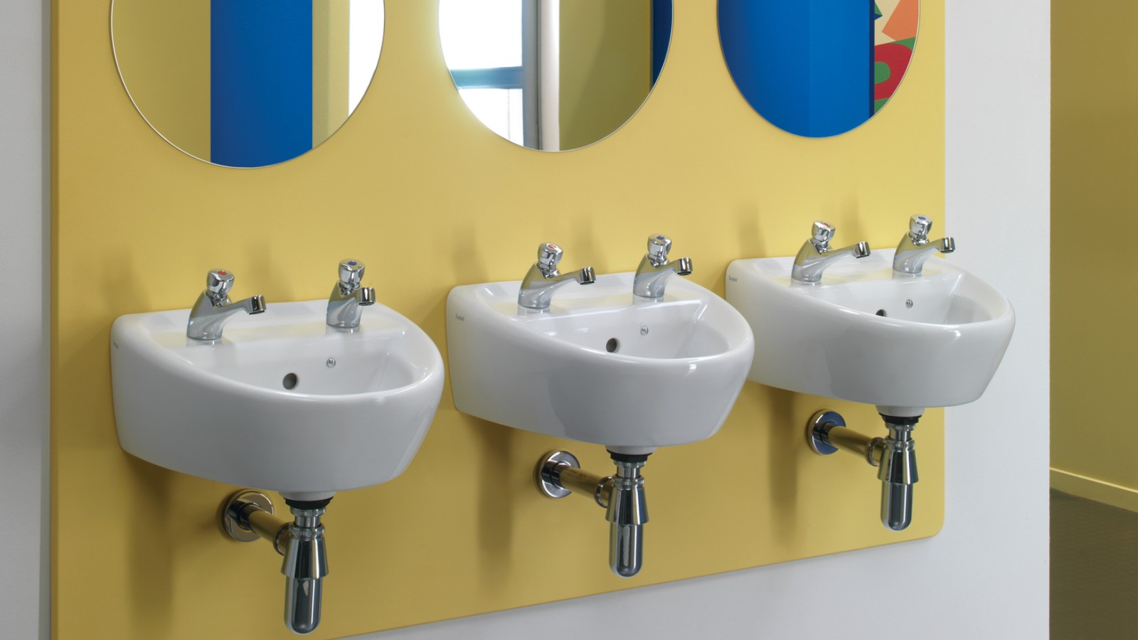 Twyford - Children's Washbasins, Non-Concussive Taps