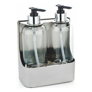 Lockable Stainless Steel Soap Bottle Holders | Commercial Washrooms