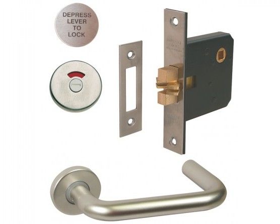 Lever Handle Mortice Lock with Indicator Set