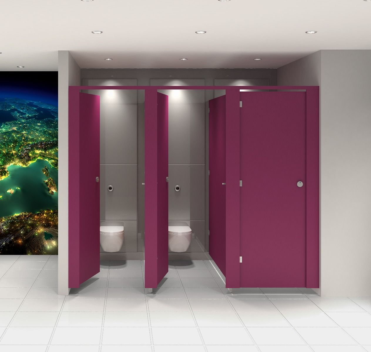 Toilet Cubicles What is the Right Material for me? Toilet Cubicles