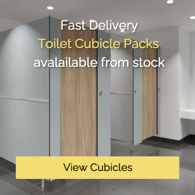 Fast Delivery Toilet Cubicles from Stock