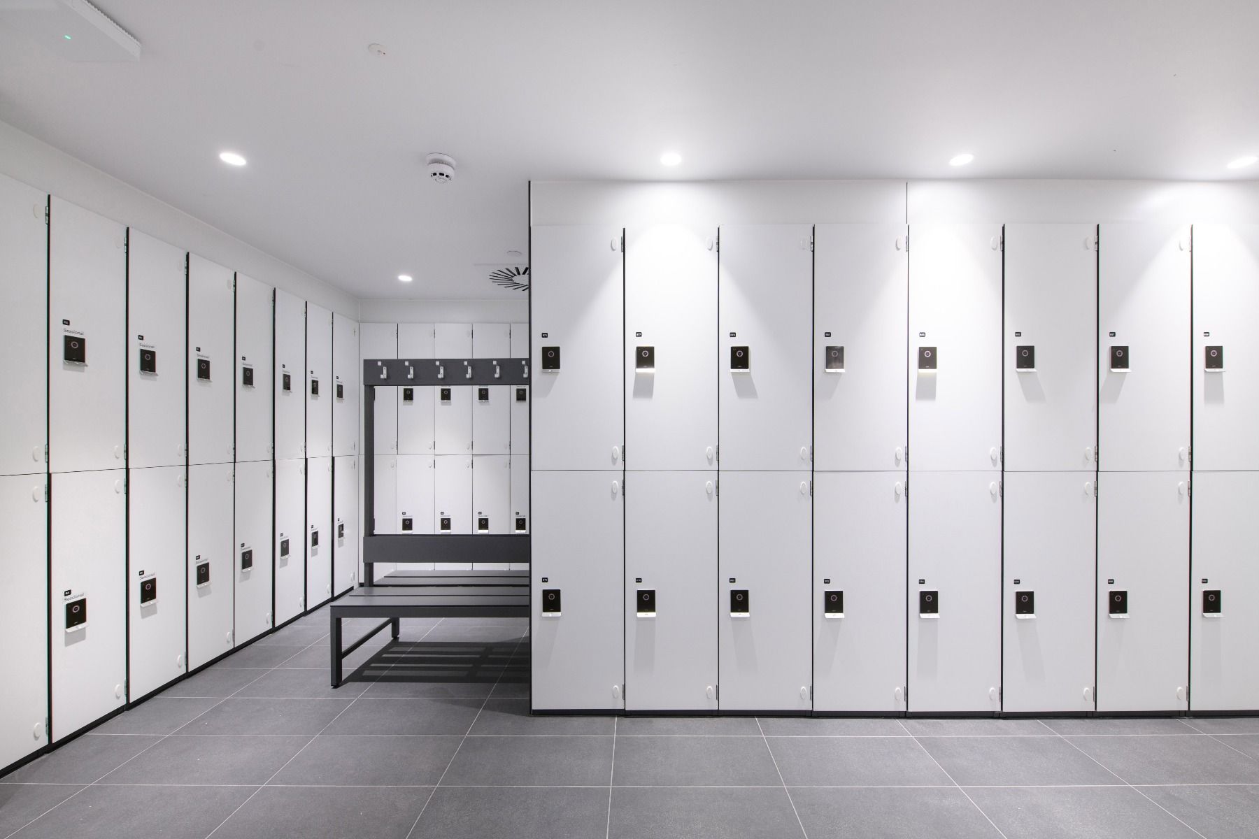 Lockers in Gym Changing Room